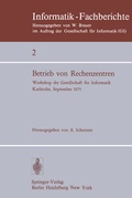 Cover: Betrieb von Rechenzentren - Springer