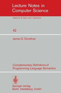 Abbildung von: Complementary Definitions of Programming Language Semantics - Springer