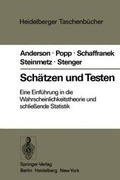 Cover: Sch&auml;tzen und Testen - Springer