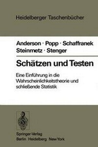 Enlarge image Cover: Schätzen und Testen - Springer