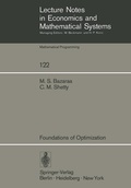 Cover: Foundations of Optimization - Springer