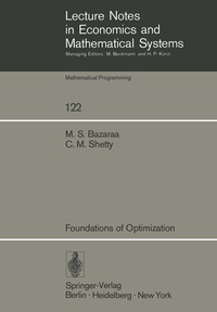 Enlarge image Cover: Foundations of Optimization - Springer