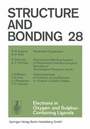 Cover: Electrons in Oxygen- and Sulphur Containing Ligands - Springer