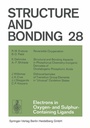 Cover: Electrons in Oxygen- and Sulphur Containing Ligands - Springer