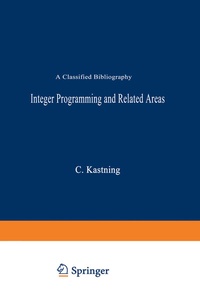 Enlarge image Cover: Integer Programming and Related Areas - Springer