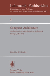 Enlarge image Cover: Computer Architecture - Springer