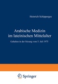 Cover: Arabische Medizin im lateinischen Mittelalter - Springer