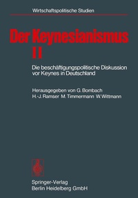 Abbildung von: Der Keynesianismus II - Springer