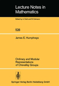 Abbildung von: Ordinary and Modular Representations of Chevalley Groups - Springer