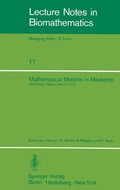 Cover: Mathematical Models in Medicine - Springer