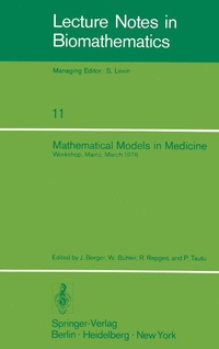 Enlarge image Cover: Mathematical Models in Medicine - Springer