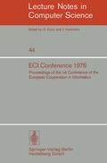 Cover: ECI Conference 1976 - Springer