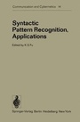 Cover: Syntactic Pattern Recognition, Applications - Springer