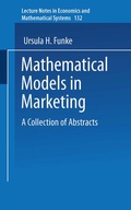 Cover: Mathematical Models in Marketing - Springer