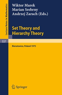 Abbildung von: Set Theory and Hierarchy Theory - Springer