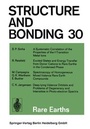 Cover: Structure and Bonding - Springer