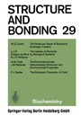 Cover: Structure and Bonding - Springer