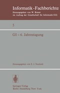 Cover: GI - 6. Jahrestagung - Springer