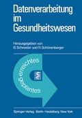 Cover: Datenverarbeitung im Gesundheitswesen - Springer