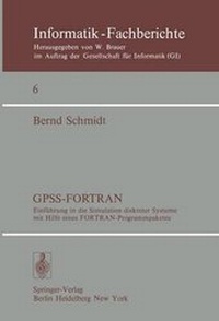 Enlarge image Cover: Gpss-FORTRAN, Version II - Springer