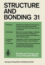 Cover: Bonding and Compounds of Less Abundant Metals - Springer