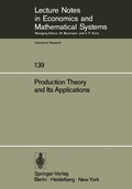 Cover: Production Theory and Its Applications - Springer