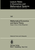 Cover: Mathematical Economics and Game Theory - Springer