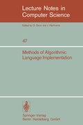 Cover: Methods of Algorithmic Language Implementation - Springer