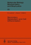 Cover: Secondary Metabolism and Cell Differentiation - Springer