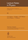 Cover: Harmonic Analysis - Springer