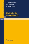 Cover: Seminaire de Probabilites XI - Springer
