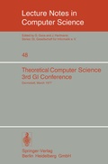 Cover: Theoretical Computer Science - Springer