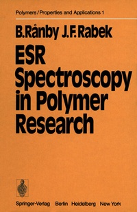 Enlarge image Cover: ESR Spectroscopy in Polymer Research - Springer