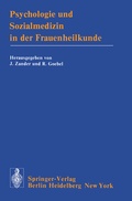 Cover: Psychologie und Sozialmedizin in der Frauenheilkunde - Springer