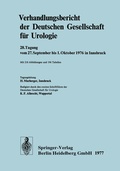 Cover: Verhandlungsbericht der Deutschen Gesellschaft f&uuml;r Urologie - Springer