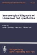 Cover: Immunological Diagnosis of Leukemias and Lymphomas - Springer