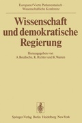 Cover: Wissenschaft und demokratische Regierung - Springer