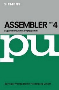 Enlarge image Cover: Assembler IV - Springer