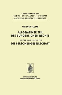 Abbildung von: Allgemeiner Teil des Bürgerlichen Rechts - Springer