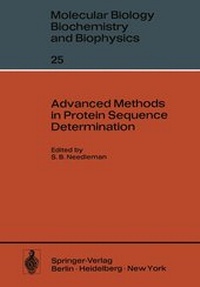Enlarge image Cover: Advanced Methods in Protein Sequence Determination - Springer