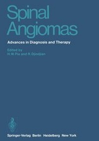 Enlarge image Cover: Spinal Angiomas - Springer