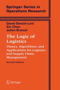 Abbildung von: The Logic of Logistics - Springer
