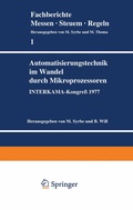 Cover: Automatisierungstechnik im Wandel durch Mikroprozessoren - Springer