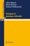 Cover: Groupes et anneaux reticules - Springer
