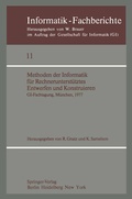 Cover: Methoden der Informatik f&uuml;r Rechnerunterst&uuml;tztes Entwerfen und Konstruieren - Springer