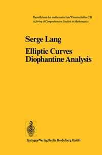 Abbildung von: Elliptic Curves - Springer