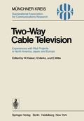 Cover: Two-Way Cable Television - Springer