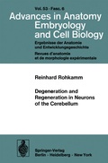 Cover: Degeneration and Regeneration in Neurons of the Cerebellum - Springer