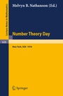 Cover: Number Theory Day - Springer