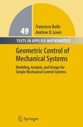 Cover: Geometric Control of Mechanical Systems - Springer